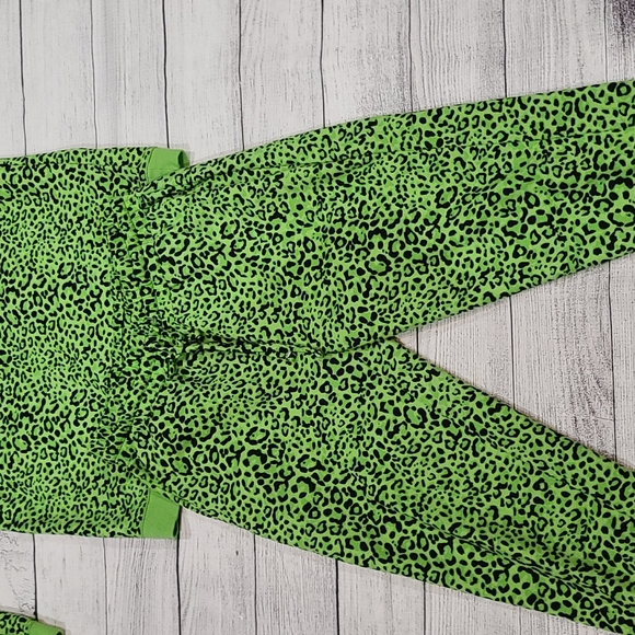 French Teeey Green Leopard Jogger Set - Picture 6 of 7